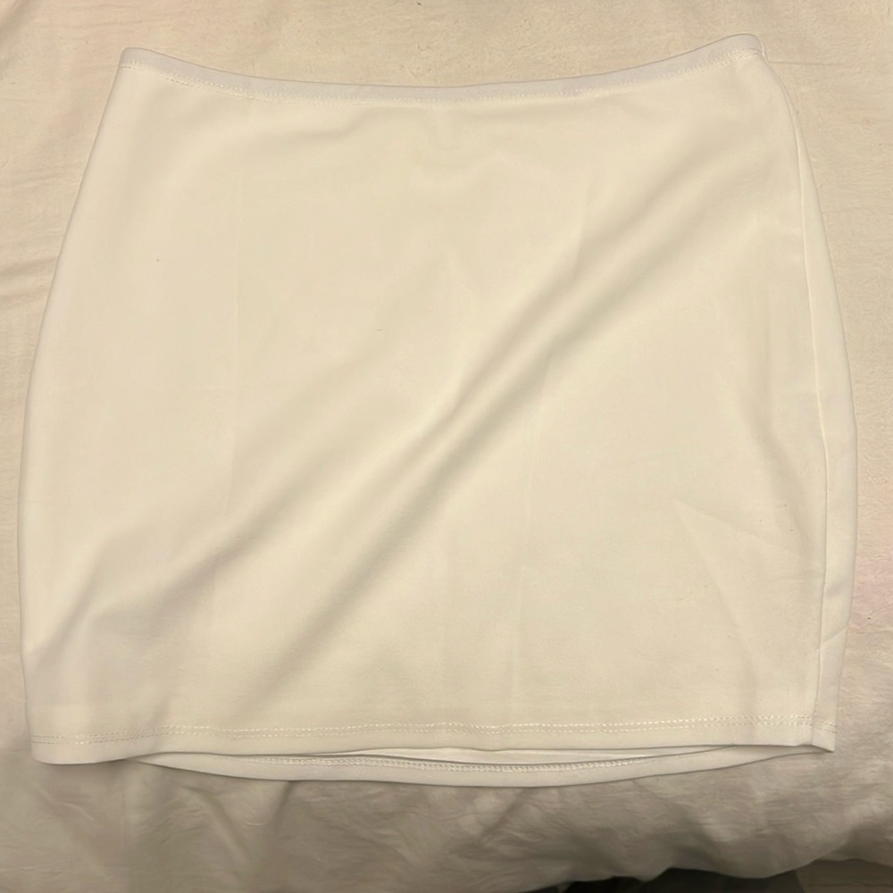 White Mini Skirt